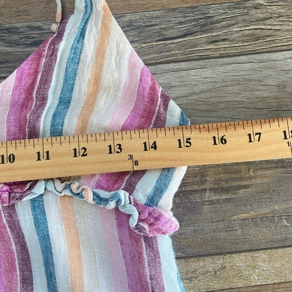 Rails Striped Midi Dress in Pink and White - Picture 4 of 10